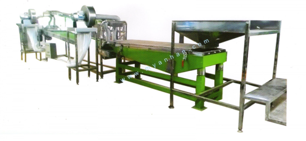 Vacuum packing machine line