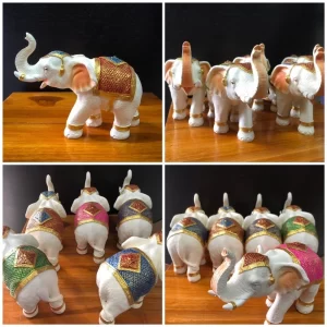 Tượng voi trắng mang đến điềm lành, thúc đẩy thành công thịnh vượng