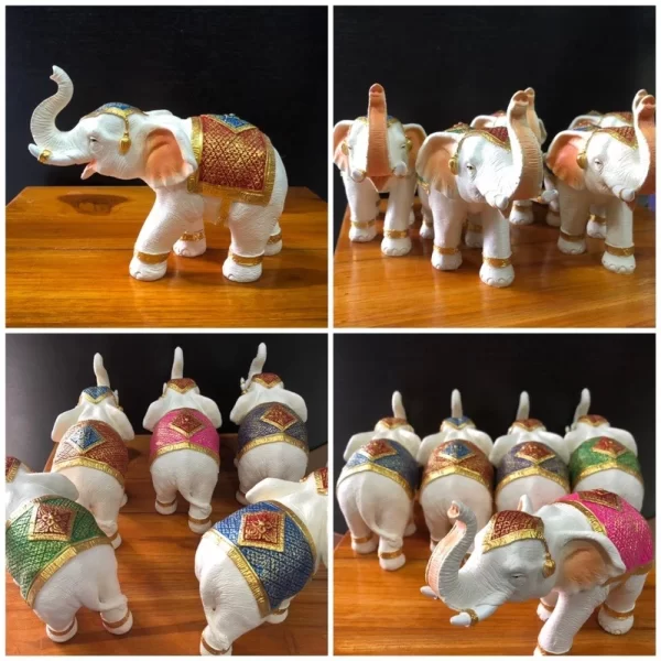Tượng voi trắng mang đến điềm lành, thúc đẩy thành công thịnh vượng