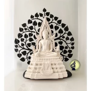 Đức Phật Chinraj - 5 inch - Trắng