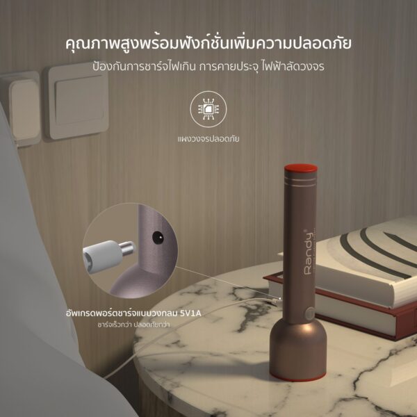 Đèn pin hợp kim nhôm Randy - Ảnh 8