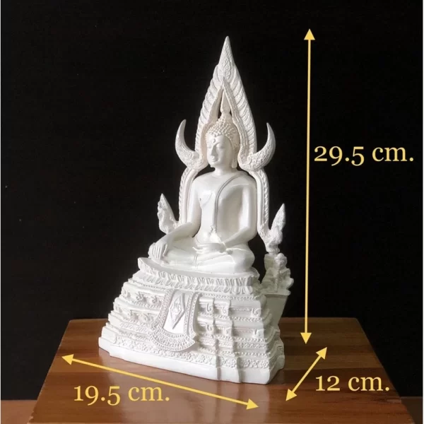 Đức Phật Chinraj - 5 inch - Trắng - Ảnh 2
