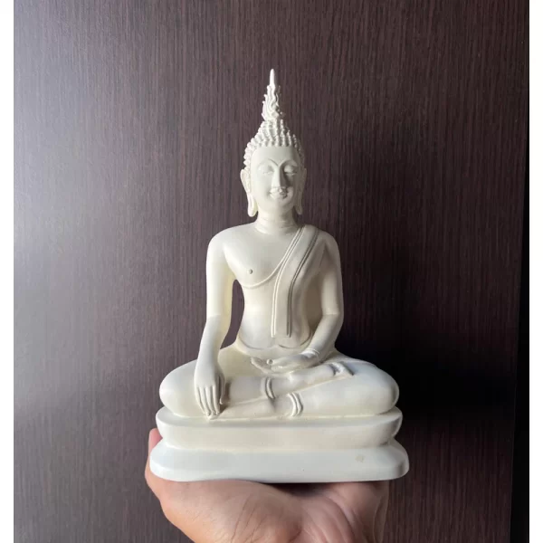 Tượng Phật Pim Sukhothai - trắng ngà - Ảnh 8