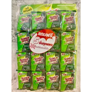 Miếng rửa chén bọt biển (Combo 24 miếng/Set + Tặng thêm 5 miếng)
