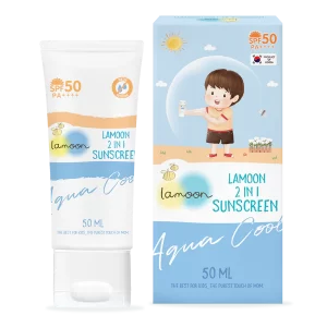 Lamoon 2 in 1 Sunscreen Aqua Cool – Lamoon – Kem chống nắng mát dịu, bảo vệ da toàn diện cho bé và mẹ