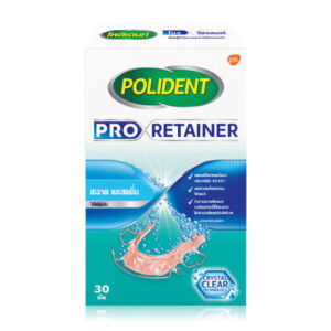 Polident Pro Retainer – Polident – Viên sủi làm sạch hàm giả, máng chỉnh nha, khay niềng, bảo vệ răng miệng