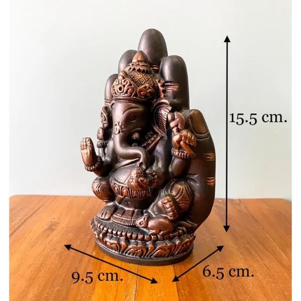 Tượng Phật Ganesha – Phong Thái “Ban Phước” – Đặt Tay Trước Ngực – Có 5 Màu Lựa Chọn - Ảnh 3