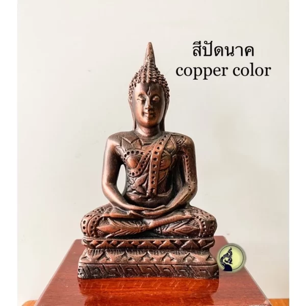 Tượng Phật Thiền Định – Phong Thái Tọa Thiền Trí Tuệ – Mặt Đế 3.5 Inch – Nghệ Thuật Tây Tạng – 5 Màu Lựa Chọn - Ảnh 12