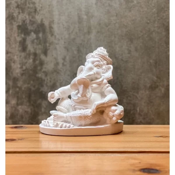 Tượng Thần Ganesha – Pháp Tướng Ekakshaneka (Pháp Tướng An Lạc – Trắng Ngà) - Ảnh 3