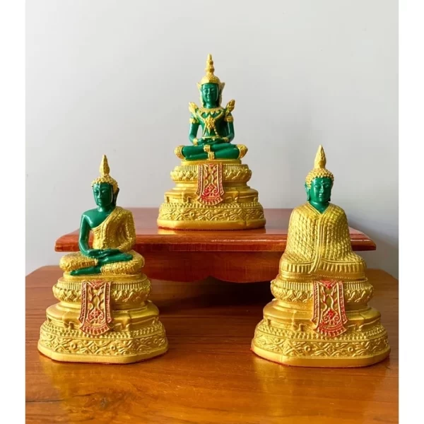 Tượng phật ngọc lục bảo 3 mùa - 2 inch - Có 3 mẫu