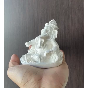 Tượng Thần Ganesha – Pháp Tướng Ekakshaneka (Pháp Tướng An Lạc – Trắng Ngà)