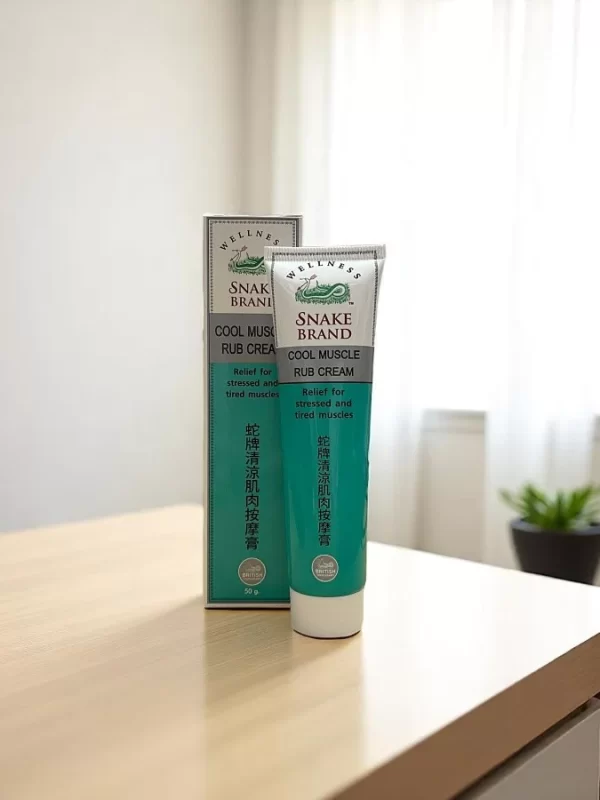 Cool Muscle Rub Cream – Snake Brand – Kem xoa bóp mát lạnh giảm đau cơ hiệu quả
