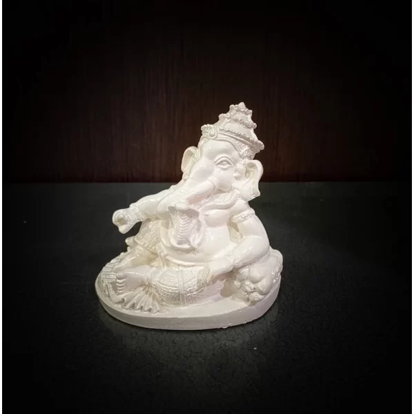 Tượng Thần Ganesha – Pháp Tướng Ekakshaneka (Pháp Tướng An Lạc – Trắng Ngà) - Ảnh 5