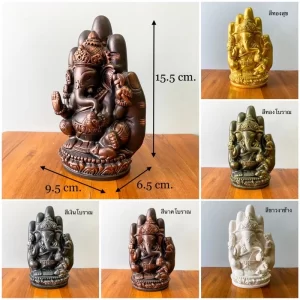 Tượng Phật Ganesha – Phong Thái “Ban Phước” – Đặt Tay Trước Ngực – Có 5 Màu Lựa Chọn