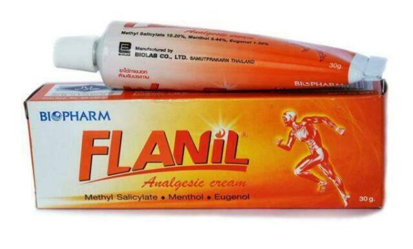 Flanil – Kem giảm đau cơ xương khớp, tuýp 30g nội địa Thái Lan, hãng BIOPHARM