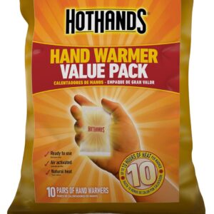 : HotHands Warmers 10 – Mỹ – Miếng sưởi tay giữ ấm tiện lợi dùng một lần