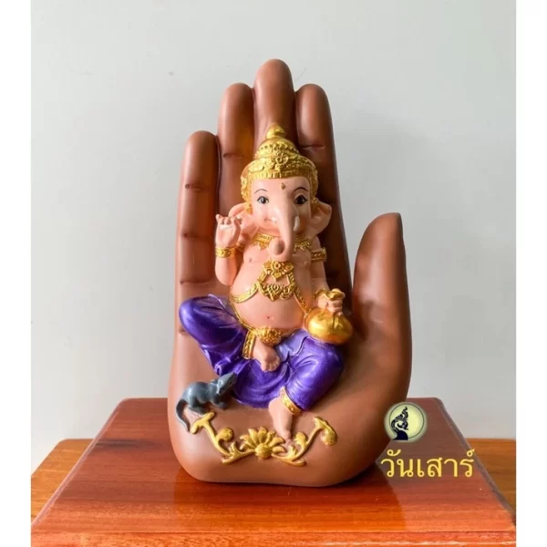 Tượng Phật Ganesha – Phong Thái Phú Quý – Đặt Trong Lòng Bàn Tay – Có 7 Màu Theo Ngày Sinh - Ảnh 9