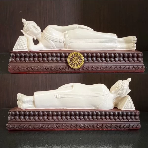 Tượng phật Pim Phra Chiang Saen - Có nhiều dáng - Trắng ngà - 3 inch - Ảnh 13