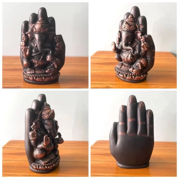 Tượng Phật Ganesha – Phong Thái “Ban Phước” – Đặt Tay Trước Ngực – Có 5 Màu Lựa Chọn - Ảnh 2
