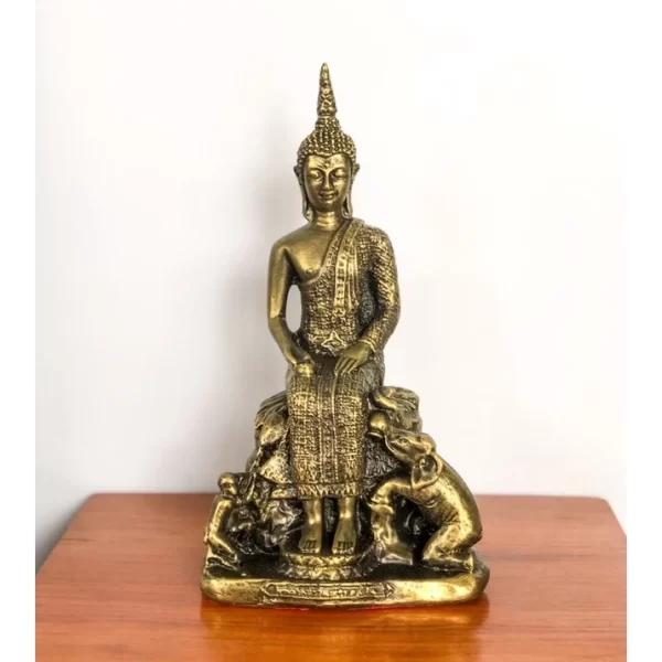 Tượng phật Phra Pa Lelai, Pang Palilai - 5 inch - Có 2 màu sắc