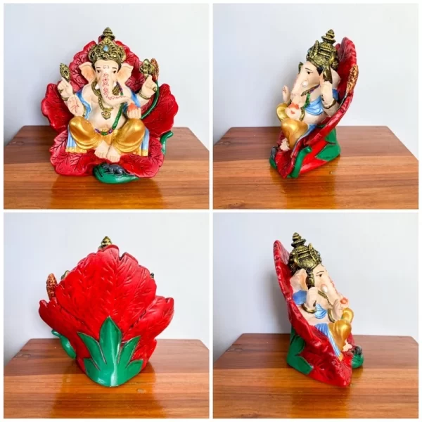 Tượng voi Ganesh Pangjapassanaknesh ngồi trên hoa dâm bụt - Ảnh 3