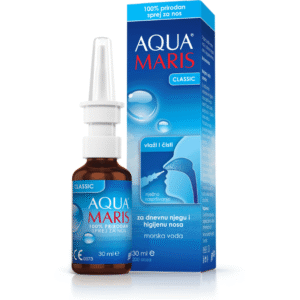 Aqua Maris Classic Nasal Spray – Aqua Maris – Xịt rửa mũi tự nhiên từ nước biển Adriatic giúp làm sạch và dưỡng ẩm niêm mạc mũi