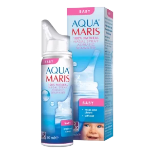 Aqua Maris Baby Nasal Spray – Aqua Maris – Xịt mũi dịu nhẹ cho bé từ sơ sinh, làm sạch và dưỡng ẩm niêm mạc mũi