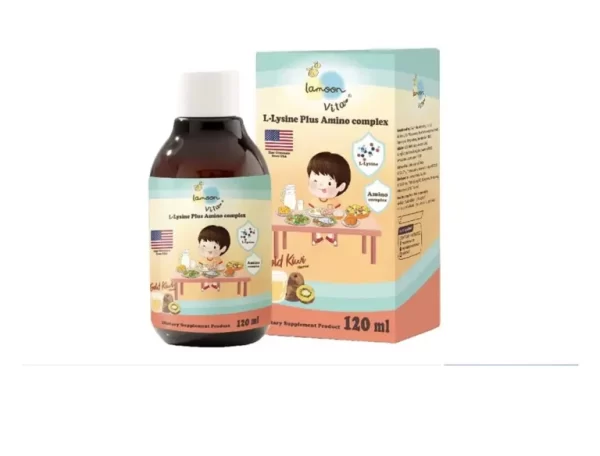 Lamoon Vita L-Lysine Plus Amino Complex – Lamoon – Siro bổ sung L-Lysine & vitamin tổng hợp cho bé biếng ăn, chậm lớn