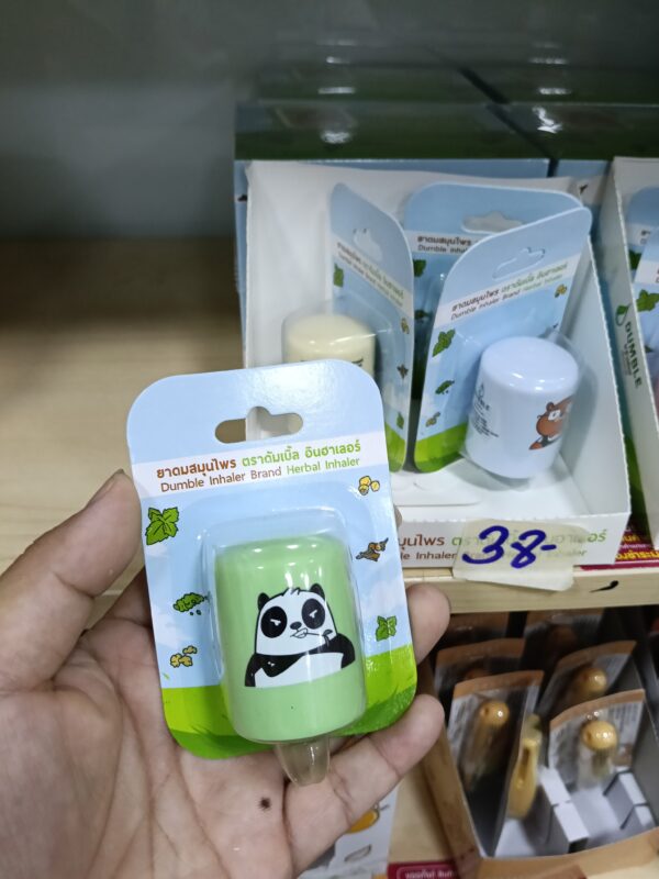 Dumble Inhaler – Double Herb – Ống hít thảo dược Thái Lan giảm nghẹt mũi, đau đầu, say tàu xe