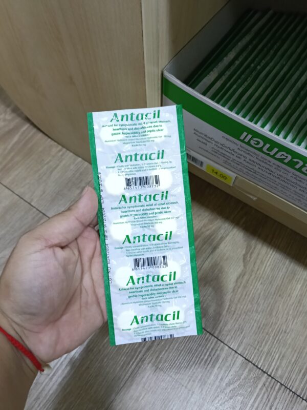 Antacil – Hỗ Trợ Giảm Đau Dạ Dày, Trung Hòa Axit, Giảm Đầy Hơi