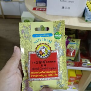Kẹo Thảo Dược Nin Jiom Vị Original – Mát Họng, Thanh Nhiệt, Chuẩn Vị Truyền Thống