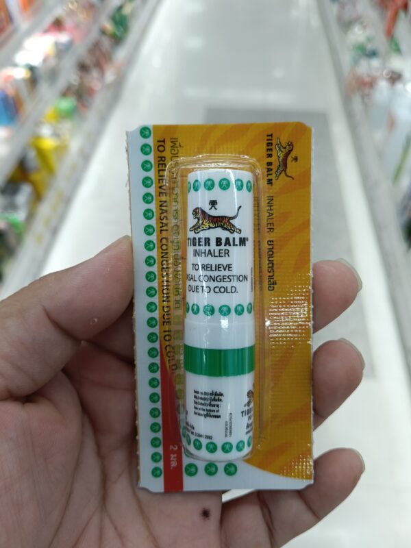 Ống Hít Mũi Tiger Balm – Hương Bạc Hà Mát Lạnh, Thiết Kế Hai Đầu Tiện Dụng