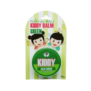 Kiddy Balm Green – Golden Cup – Dầu thơm thảo dược cho bé, giảm ngứa do côn trùng cắn và nghẹt mũi nhẹ