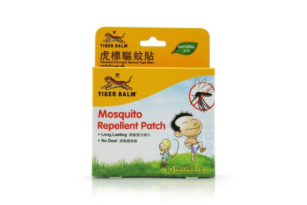 Tiger Balm Mosquito Repellent Patch – Tiger Balm – Miếng dán chống muỗi chiết xuất thiên nhiên – An toàn cho trẻ nhỏ