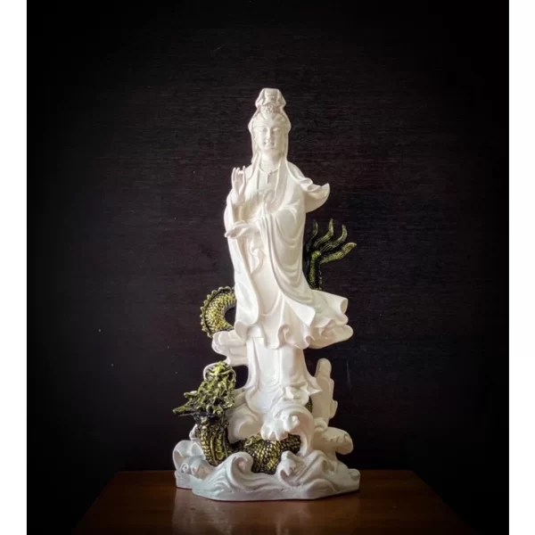 Tượng Quan Âm bồ tát cưỡi rồng - Ảnh 6