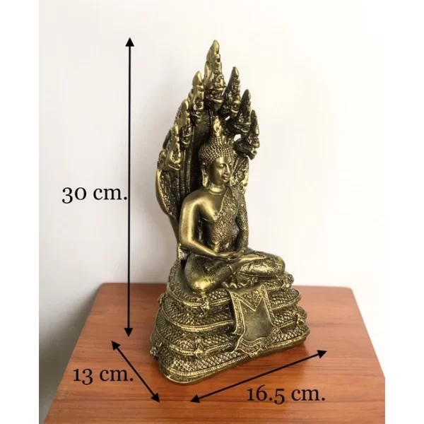 Tượng phật Pang Naga Porok - 5 inch - Ảnh 3