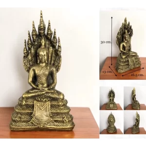 Tượng phật Pang Naga Porok - 5 inch