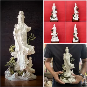 Tượng Quan Âm bồ tát cưỡi rồng