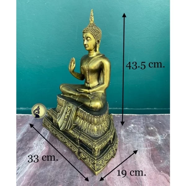 Tượng phật chúc phúc - 9 inch - Ảnh 2