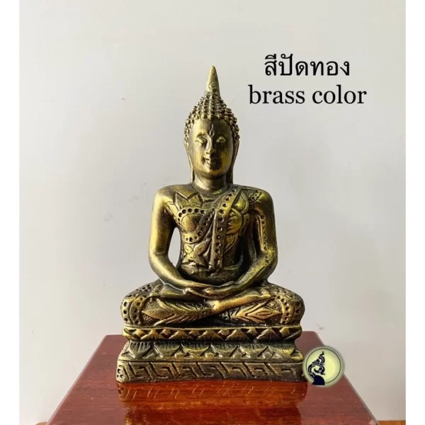 Tượng Phật Thiền Định – Phong Thái Tọa Thiền Trí Tuệ – Mặt Đế 3.5 Inch – Nghệ Thuật Tây Tạng – 5 Màu Lựa Chọn - Ảnh 10