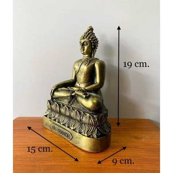 Tượng Phật Phong cách Chiang Saen – Kích thước 19 cm – Resin pha đá - Ảnh 3