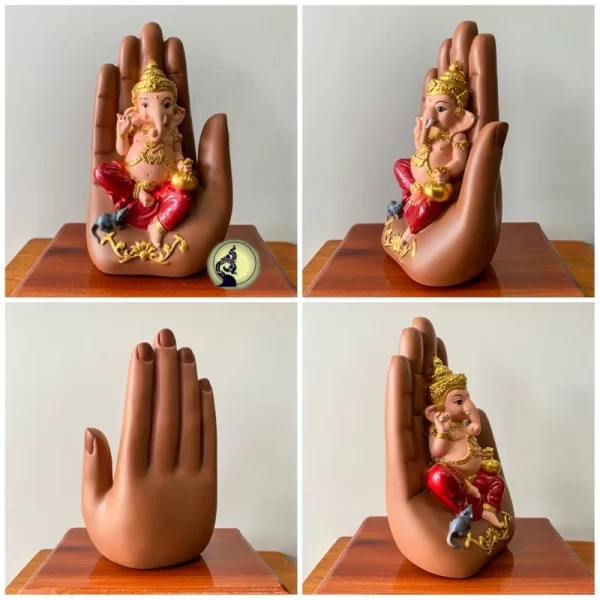 Tượng Phật Ganesha – Phong Thái Phú Quý – Đặt Trong Lòng Bàn Tay – Có 7 Màu Theo Ngày Sinh - Ảnh 2
