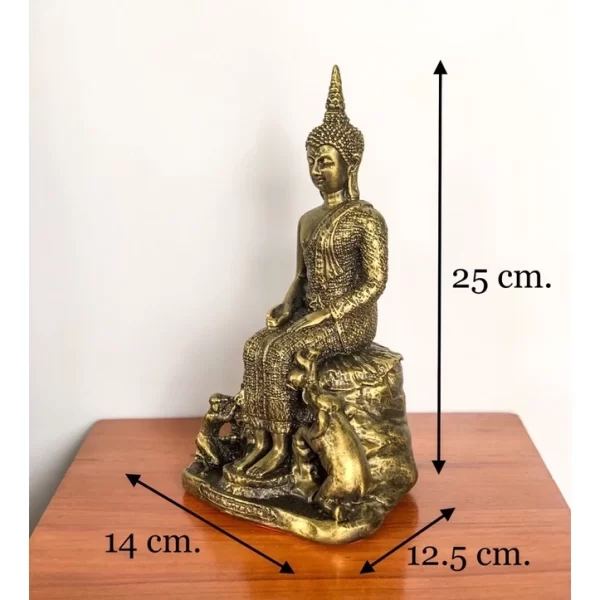 Tượng phật Phra Pa Lelai, Pang Palilai - 5 inch - Có 2 màu sắc - Ảnh 4