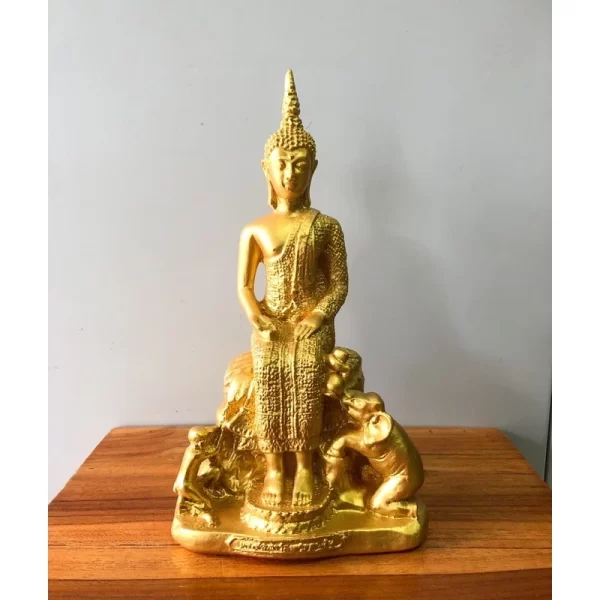 Tượng phật Phra Pa Lelai, Pang Palilai - 5 inch - Có 2 màu sắc - Ảnh 2