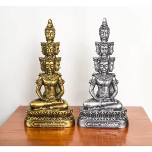 Tượng Phật Giao Tiến Phúc Tài – Mẫu Maha Setthi Navakot – Phiên Bản 3 Inch – Màu Cổ