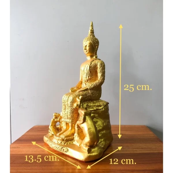 Tượng phật Phra Pa Lelai, Pang Palilai - 5 inch - Có 2 màu sắc - Ảnh 3