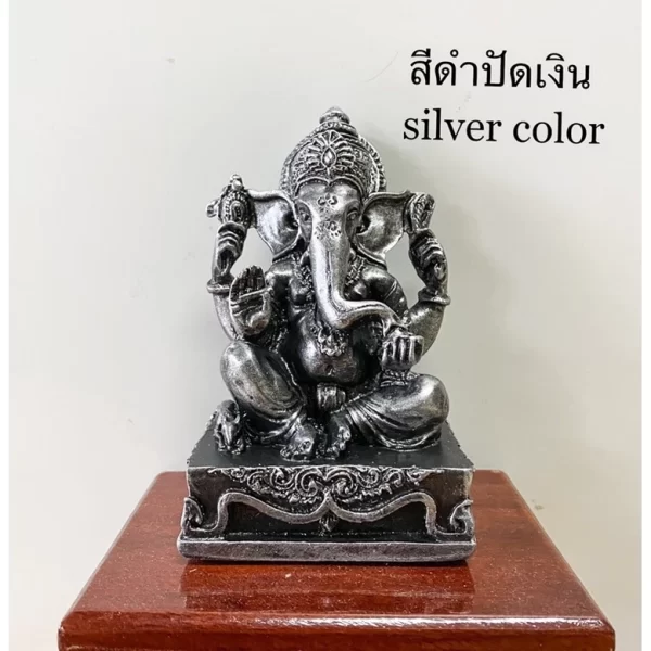 Tượng thần Ganesha Rinamochan – Phong cách Ấn Độ – Dáng giải nghiệp và xóa nợ – Bộ màu 3 vua - Ảnh 7