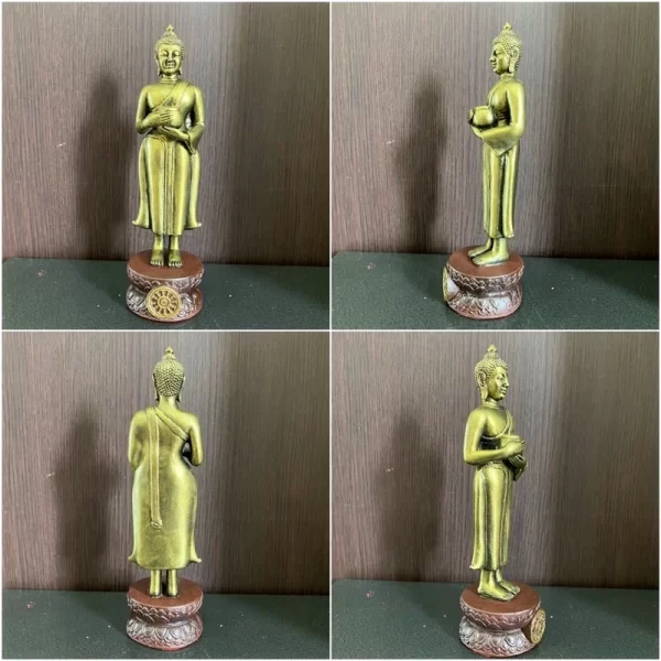 Tượng phật Buddha Chiang Saen Các ngày trong tuần - 3 inch - Màu vàng cổ - Ảnh 8