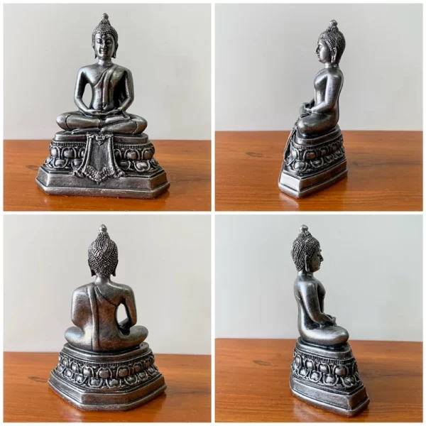 Tượng Phật Sihing – Pháp Tướng Thiền Định – Nghệ thuật Chiang Saen (3 inch) - Ảnh 3