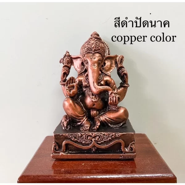 Tượng thần Ganesha Rinamochan – Phong cách Ấn Độ – Dáng giải nghiệp và xóa nợ – Bộ màu 3 vua - Ảnh 9